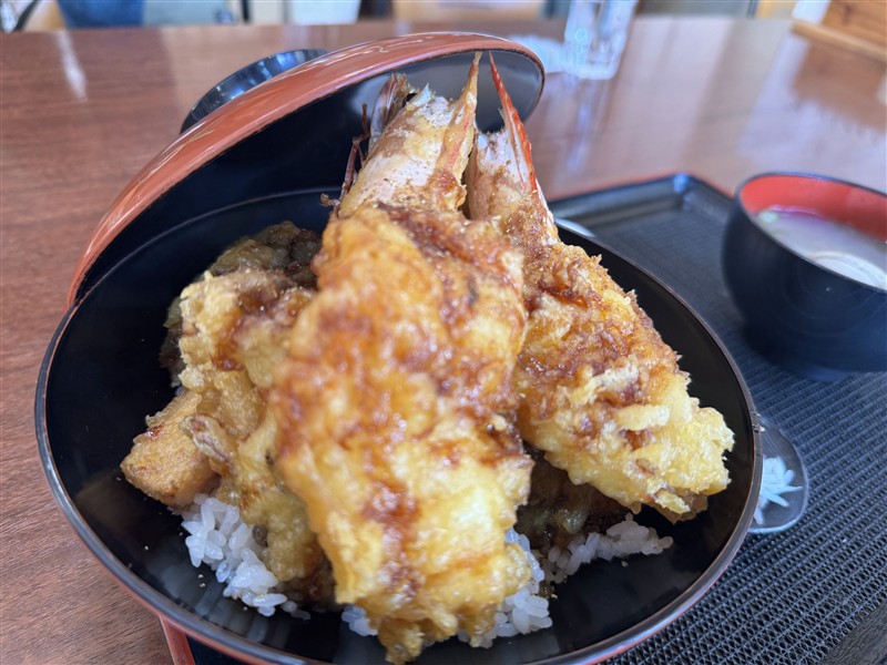 19足赤エビ天丼