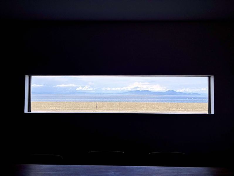 島原から見える熊本